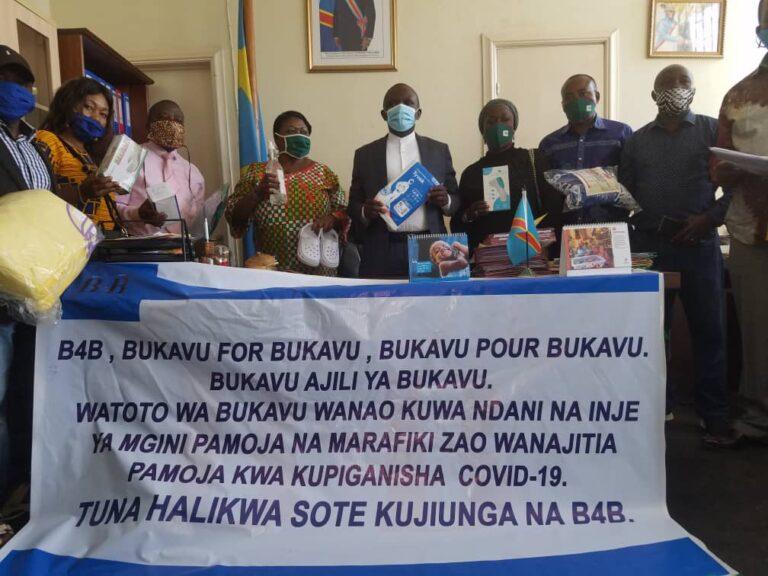 Sud-kivu/Lutte contre La COVID19: Des kits sanitaires offerts aux zones de santé par le Mouvement B For B