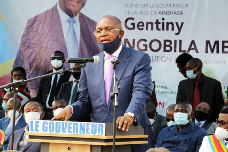 Rdc – Kinshasa: Gentiny Ngobila a lancé les travaux de construction et de modernisation de l&rsquo;avenue Kikwit.