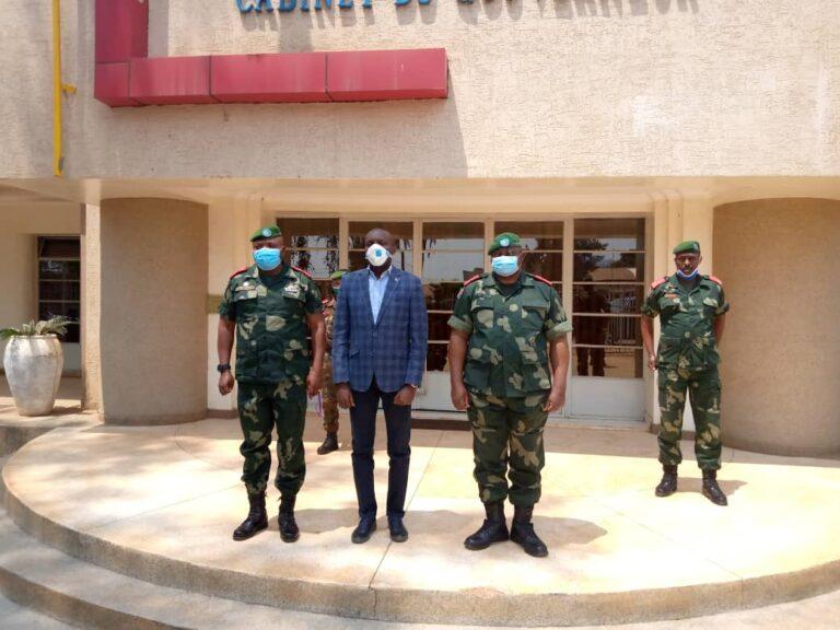 SUD – KIVU :Le nouveau Commandant de la 33eme militaires reçu en audience par Marc MALAGO KASHEKERE.