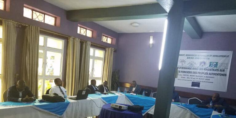 Sud-kivu: échange entre différents magistrats autour des droits fonciers des peuples autochtones.