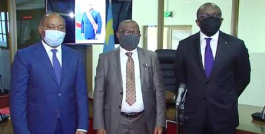 RDC : S. Yalaghuli, B. Mayo et D. Mutombo signent un pacte pour la stabilité du franc congolais.