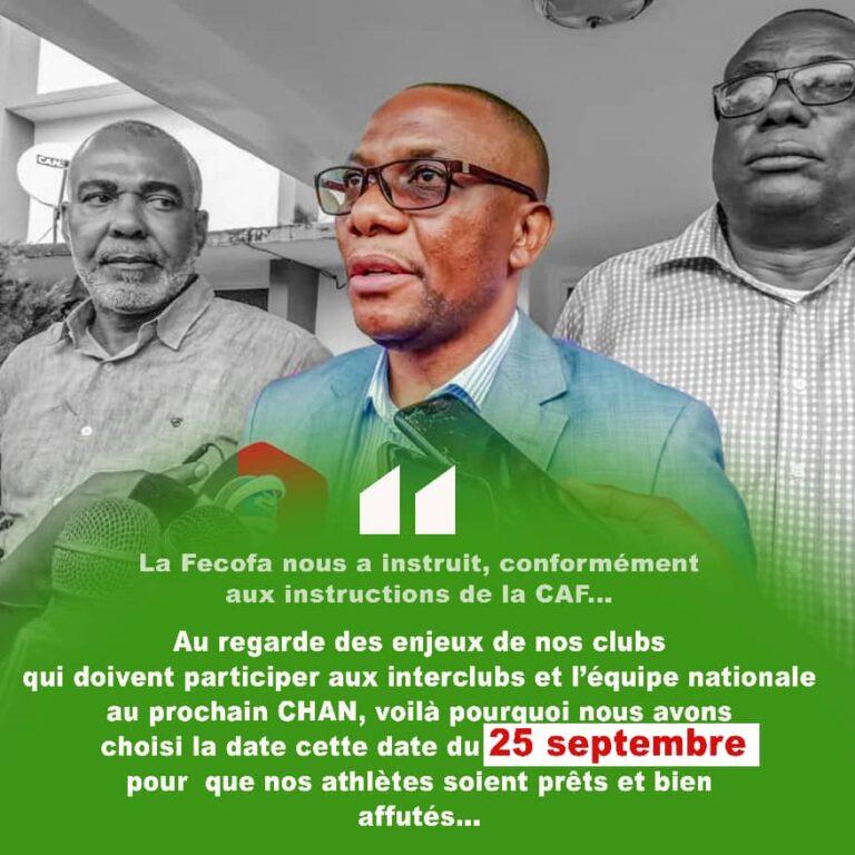 LINAFOOT : le championnat démarre le 25 septembre