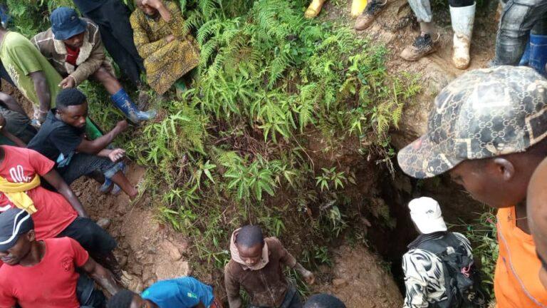 SUD KIVU:Plus de 50 orpailleurs décédés dans un éboulement dans les carrés miniers.