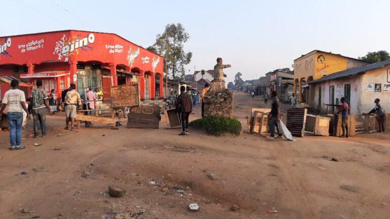 Nord-kivu : activités paralysées à Beni, la police procède aux arrestations.