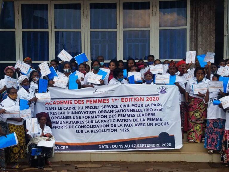 SUD-KIVU:Les Femmes leaders des MWENGA,FIZI UVIRA et BUKAVU s&rsquo;engagent a promouvoir la paix dans leurs communautés.