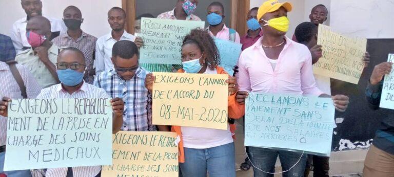 Kindu: les agents de la société des droits canadiens (Banro) réclament leurs salaires.