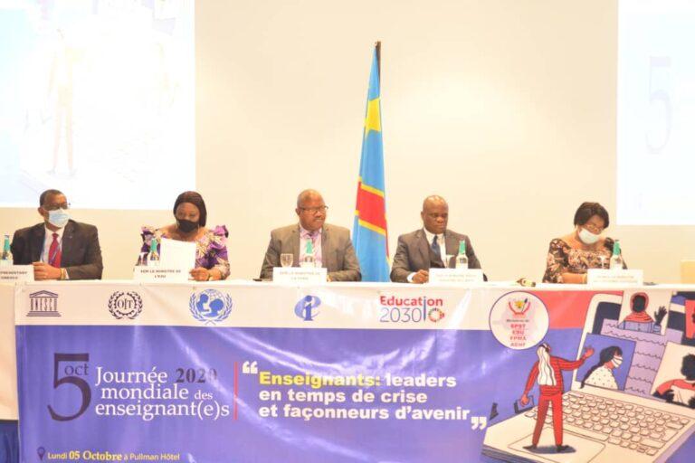 Journée de l&rsquo;enseignant: W. Bakonga satisfait des efforts du gouvernement dans la prise en charge des enseignants