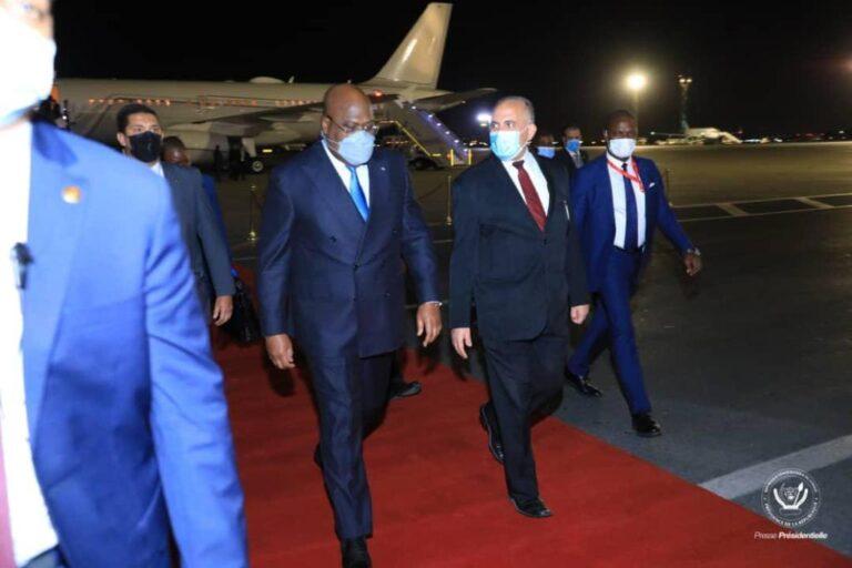 Le Chef de l&rsquo;État Félix Antoine Tshisekedi séjourne en Egypte