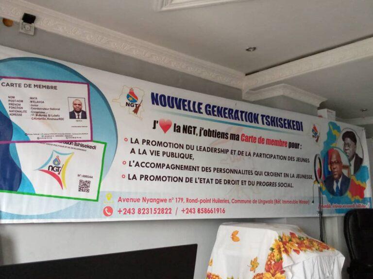 RDC-NGT: La Nouvelle Génération Tshisekedi a procédé à la remise de carte d’identification à ces membres