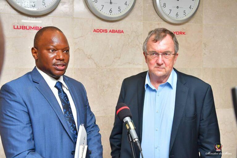 Mines: Barrick Gold Corporation présente à Nsamba Kalambayi son rapport d&rsquo;activités en RDC