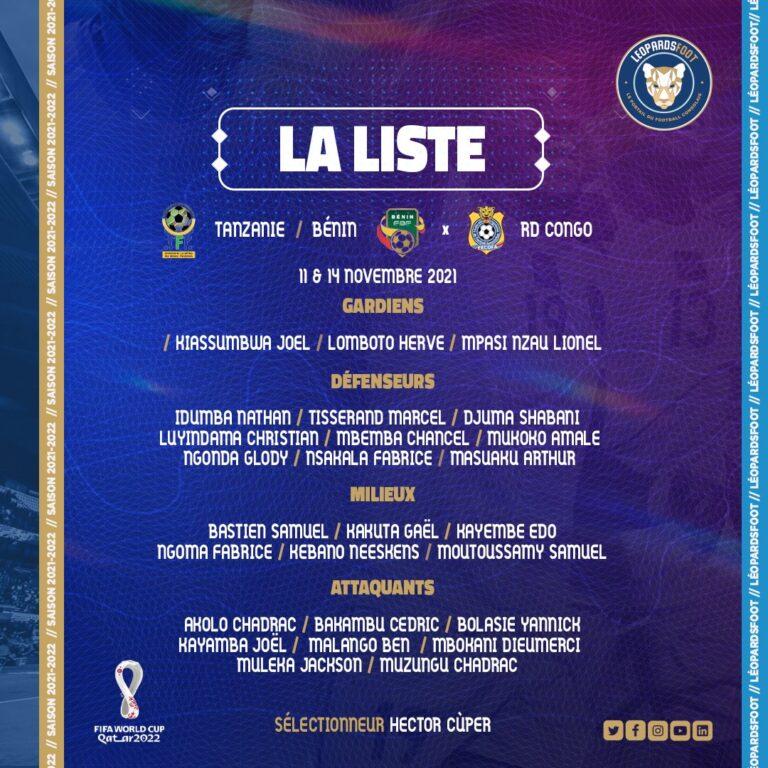 Éliminatoires mondial Qatar 2022 : On connait les 23 protagonistes d&rsquo;Hector Cuper