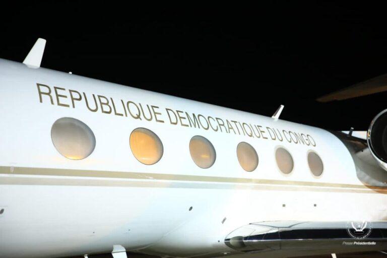 RDC : bloqué depuis plus de 6 ans en Espagne pour insolvabilité, l&rsquo;avion présidentiel Goulfstream IV de retour à Kinshasa