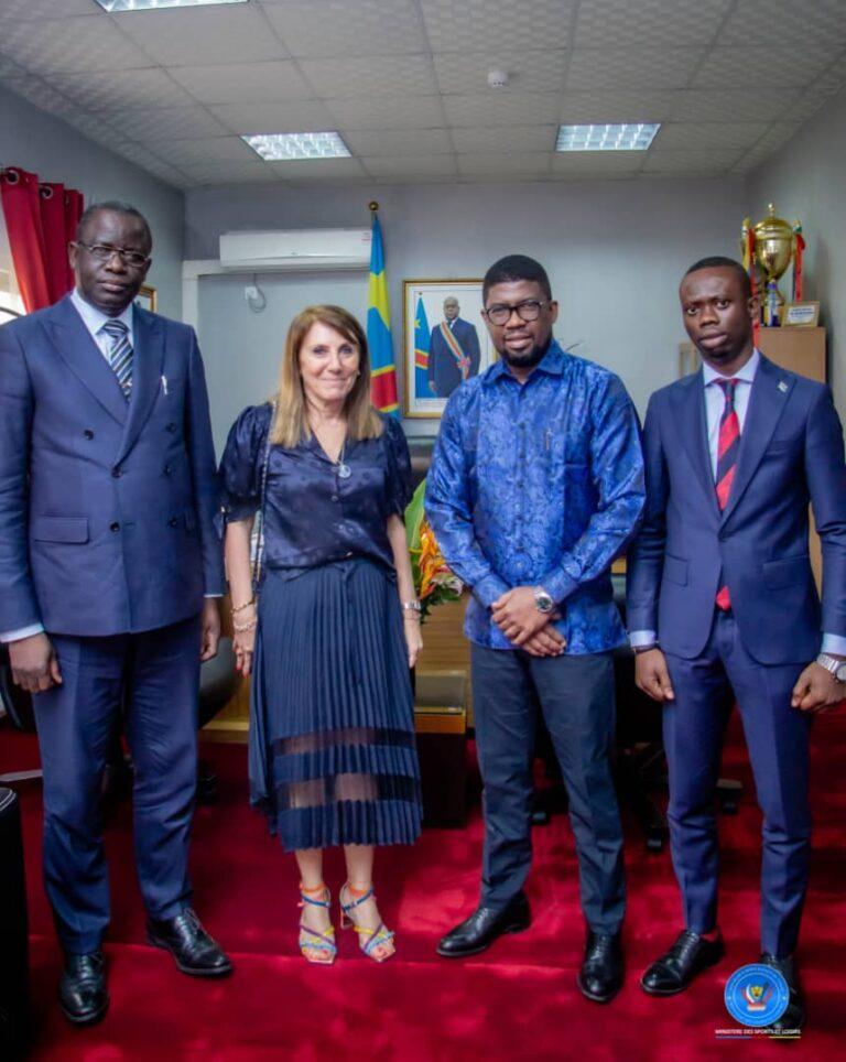 IX ème jeux de la Francophonie : Serge Nkonde a échangé lundi avec une délégation de l&rsquo;OIF