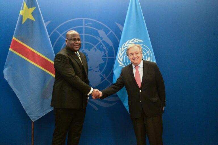 New-York : tête-à-tête Tshisekedi-Guterres, rien n&rsquo;a filtré