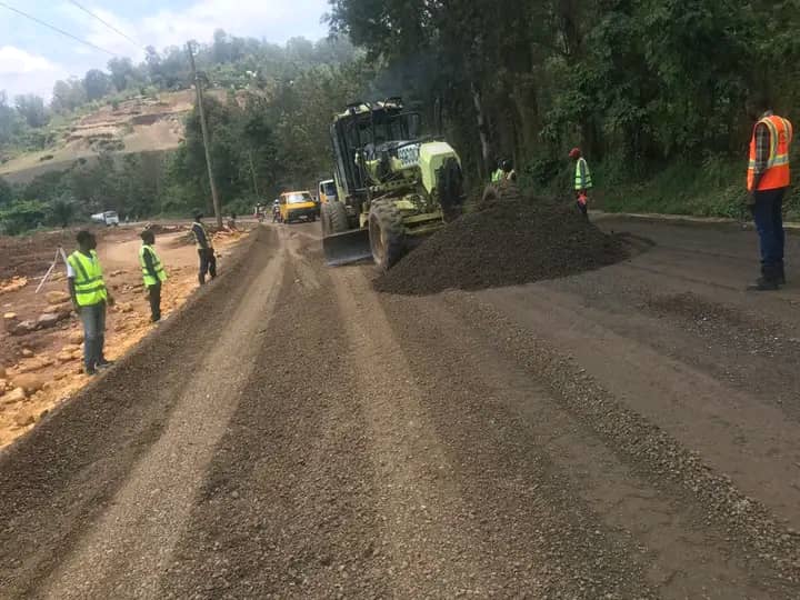 Réhabilitation de la route Bukavu-Minova-Goma: Les travaux évoluent normalement