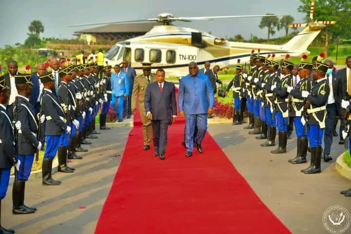 Coopération : Situation sécuritaire de la RDC au centre des discussions Félix Tshisekedi et Dénis Sassou -N&rsquo;guesso