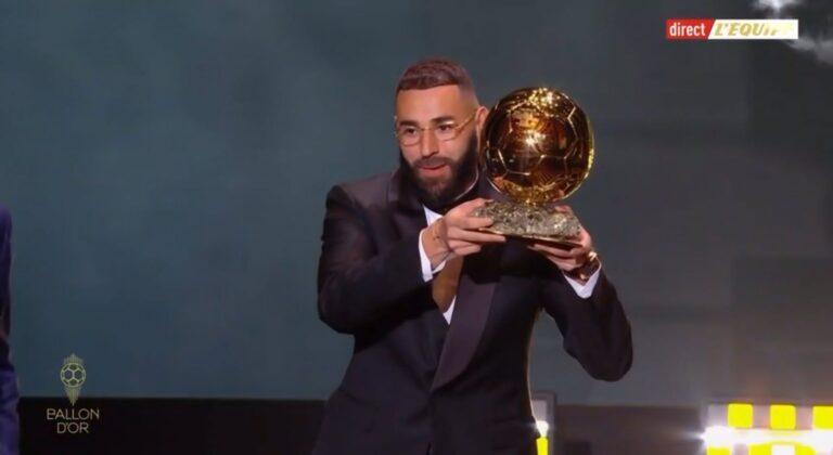 Football: Karim Benzema sacré ballon d&rsquo;or saison 2021-2022