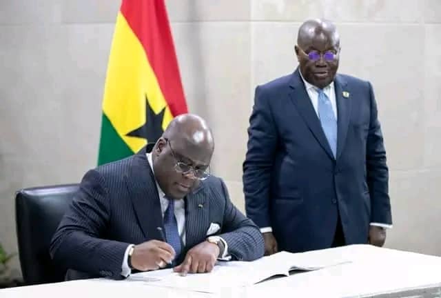 Diplomatie : Félix Tshisekedi et Nana Akufo-Addo déterminés à renforcer la coopération bilatérale