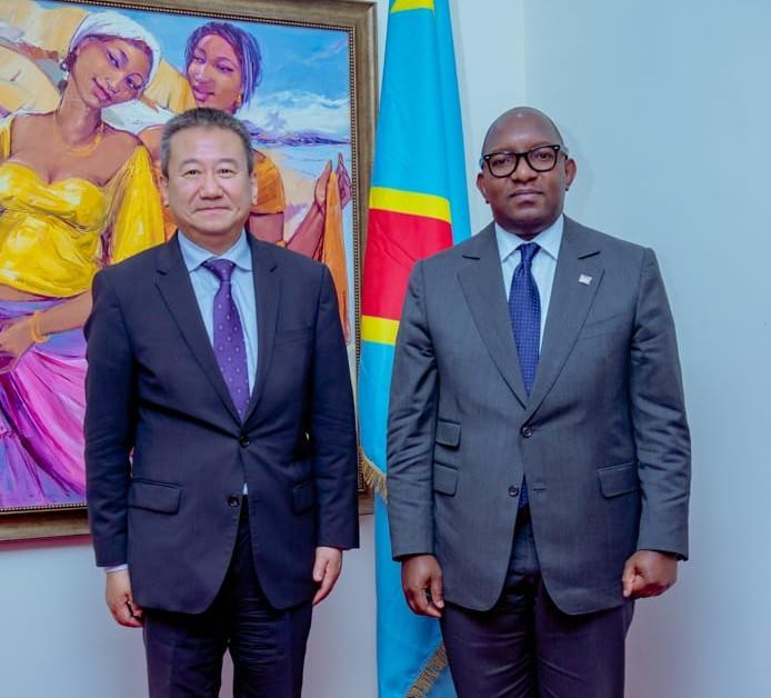 Sama Lukonde partage sa lecture de la situation sécuritaire dans les grands lacs avec Huang Xia