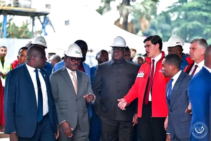 Kinshasa : Le chef de l’Etat en visite d’inspection des travaux de construction du Centre des Finances