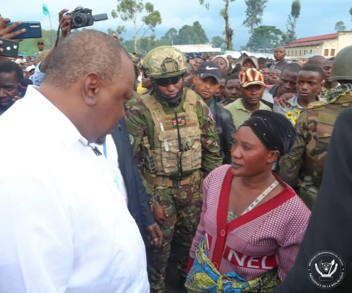RDC : Uhuru Kenyatta choqué par l&rsquo;ampleur de la situation humanitaire à Goma