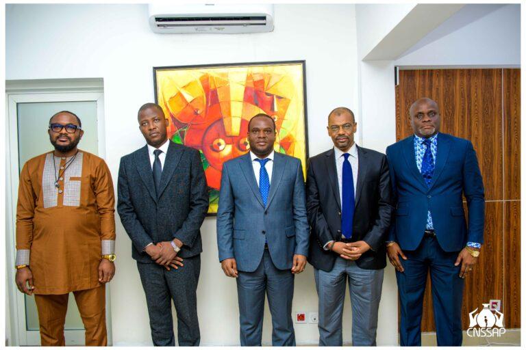 CNSSAP : Junior Mata présente les prouesses de réalisées en 2023 à Mohamadou Hayatou