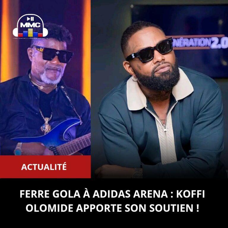 Koffi Olomide confirme sa présence aux côtés de Ferre Gola à Adidas Arena