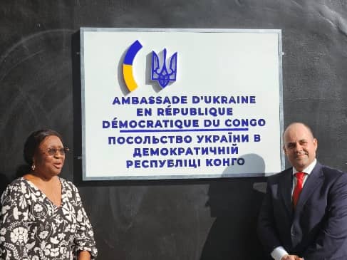 RDC : l&rsquo;ambassade de l&rsquo;Ukraine déjà ouverte à kinshasa