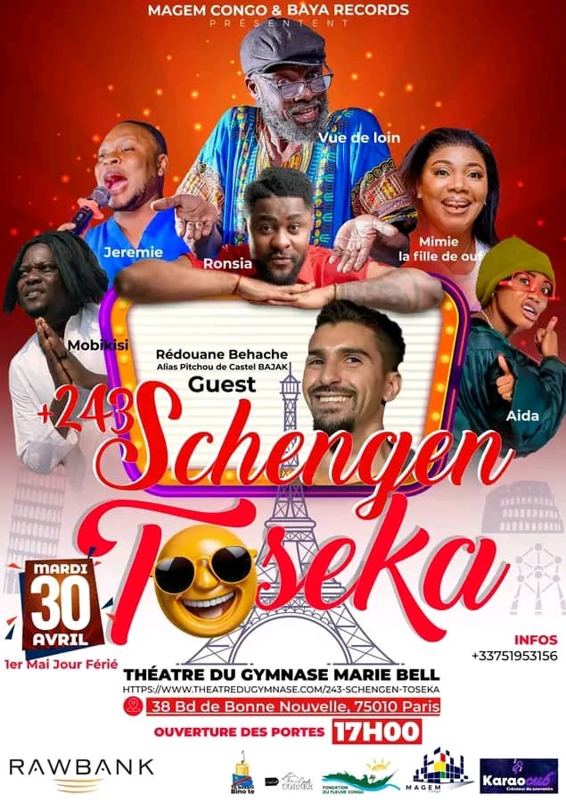 Culturelle : des humoristes congolais en spectacle fin avril à paris