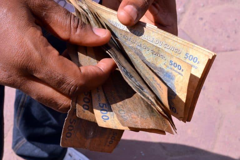 RDC: Dépréciation du Franc congolais de 0,10% à l’indicatif