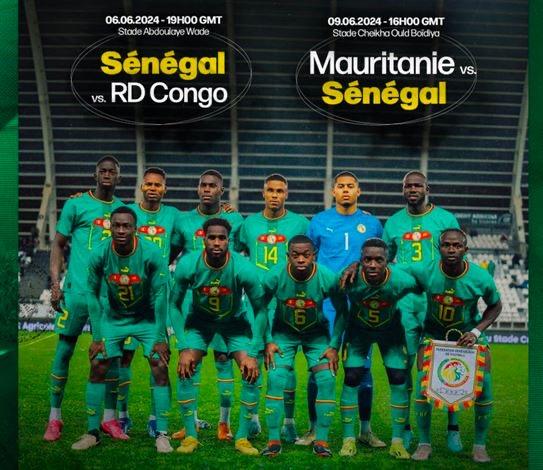 Qualification CM 2026 : le match Sénégal-RDC prévu à Diamniadio