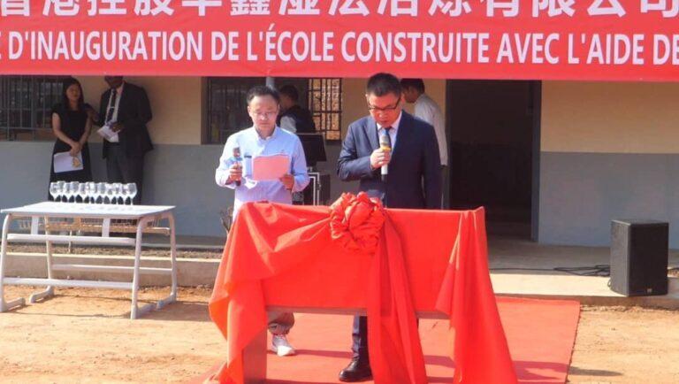 Haut-Katanga : China nonferrous metal Hong Kong livre une école neuve à la communauté locale de Kankotwe