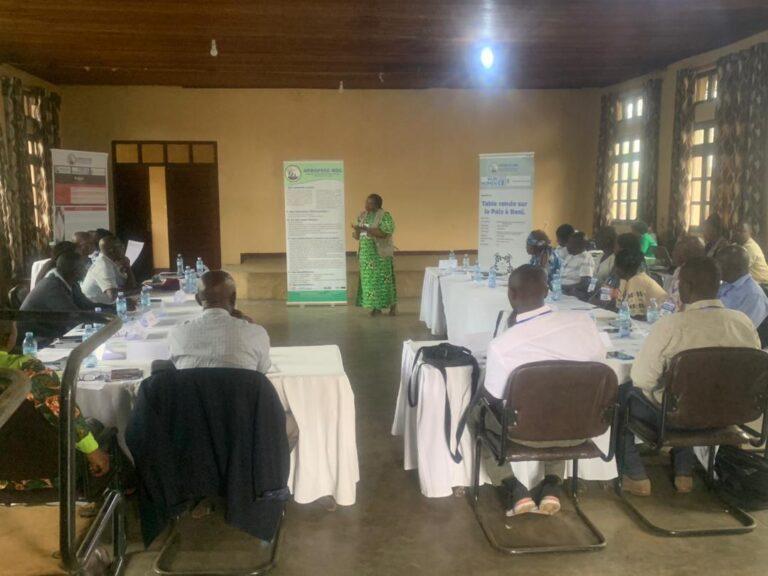 Nord-Kivu : La Table ronde sur la paix et la cohésion sociale organisée par l&rsquo;APROFEEC à Beni
