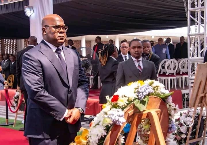 Kinshasa : le chef d&rsquo;etat Félix Tshisekedi a rendu un dernier hommage à BOFASSA DJEMA
