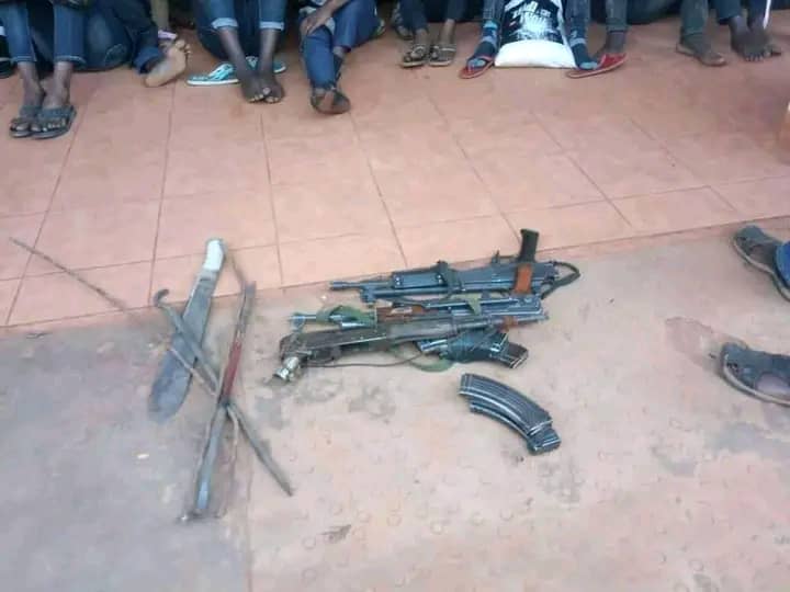 Butembo :la PNC présente 5 présumés bandits à mains armées à la presse