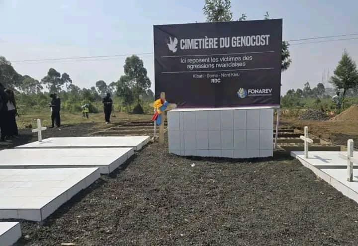 GENOCOST/Nord-Kivu : le ministre des Mines lâche deux colombes en signe de paix à Kibati