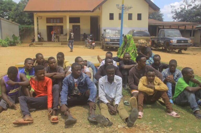 Beni : 23 personnes interpellées après un bouclage