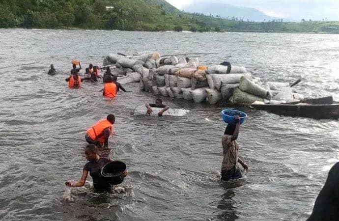 Sud-Kivu: 10 rescapés et des biens disparus dans un naufrage sur le lac Kivu