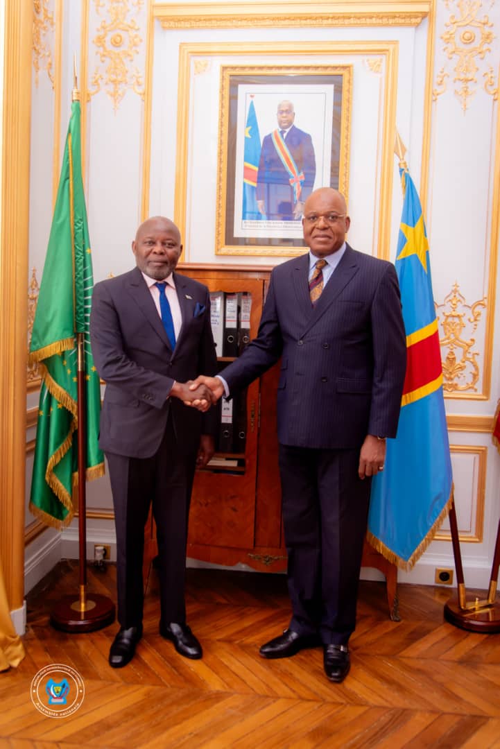 Assemblée nationale : Kamerhe visite l&rsquo;Ambassade de la RD Congo à Paris