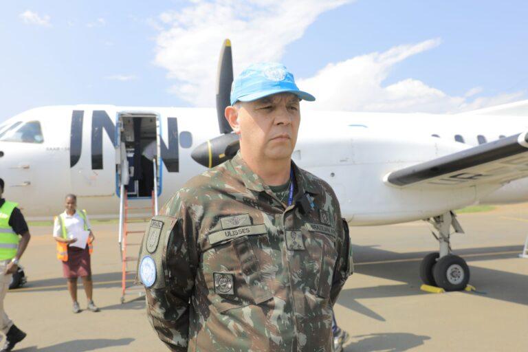 Le nouveau commandant de la Force de la MONUSCO en visite de travail à Beni