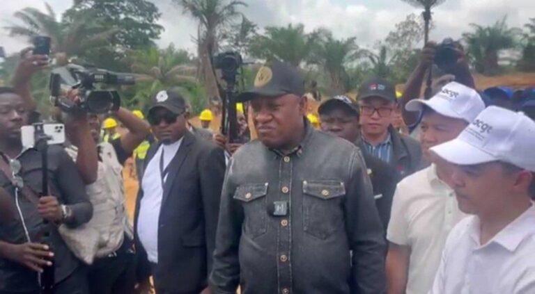 RDC: Jules Alingete visite les travaux de construction des premières rocades de Kinshasa, 63 km