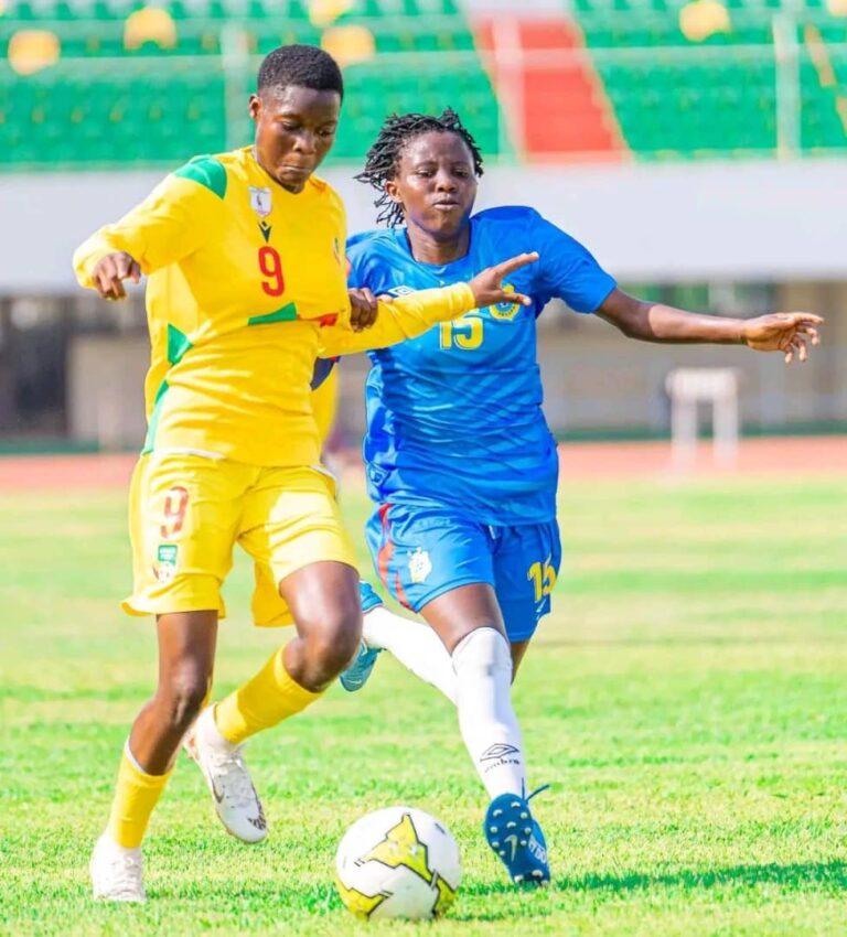 Élim. CM dames U17 : Battus par les Amazones du Bénin 2-0, les Léopards obligés de s&rsquo;imposer à Kinshasa par deux buts d&rsquo;écart sans encaisser