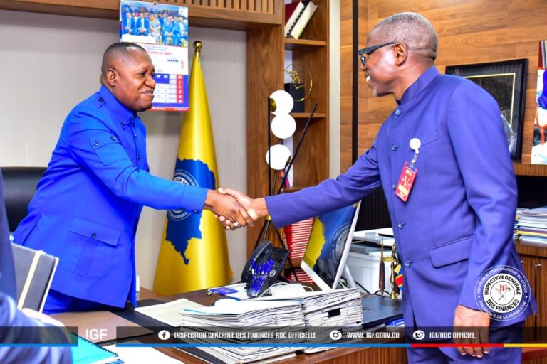 RDC: une délégation du PNUD reçue à lGF par Jules Alingete pour évaluer leur coopération