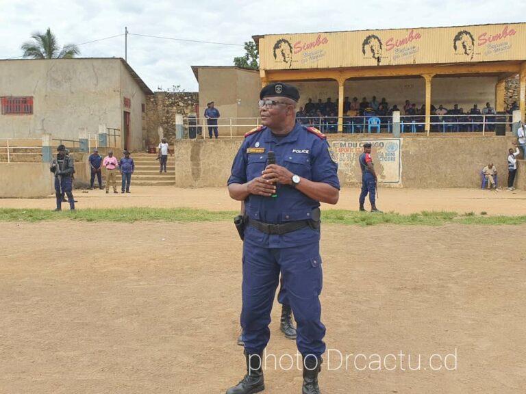 Nord-Kivu : Dieudonné Makambo préside sa Première parade générale comme commissaire provincial de la PNC