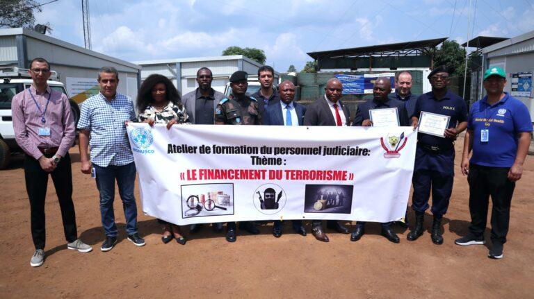 MONUSCO/Beni : dix magistrats et agents de sécurité formés par la pour traquer le financement du terrorisme