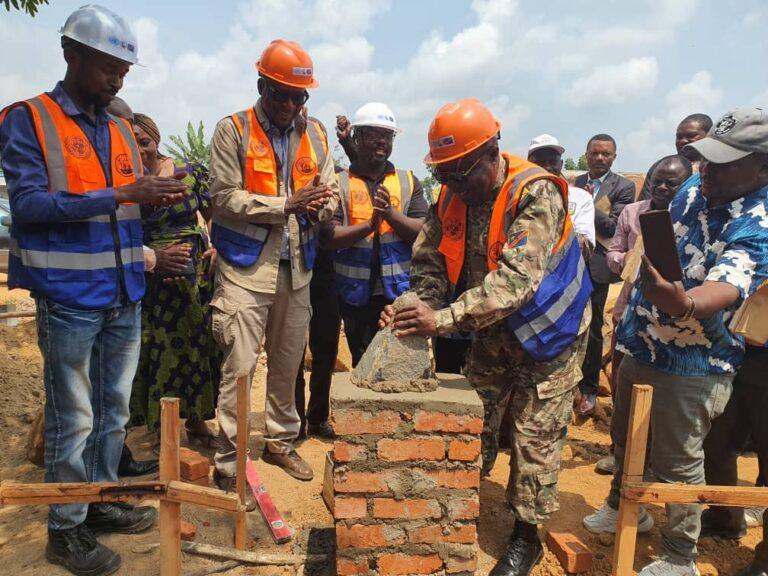 Nord-Kivu : pose de la première pierre du bâtiment de la société civile du territoire de Beni