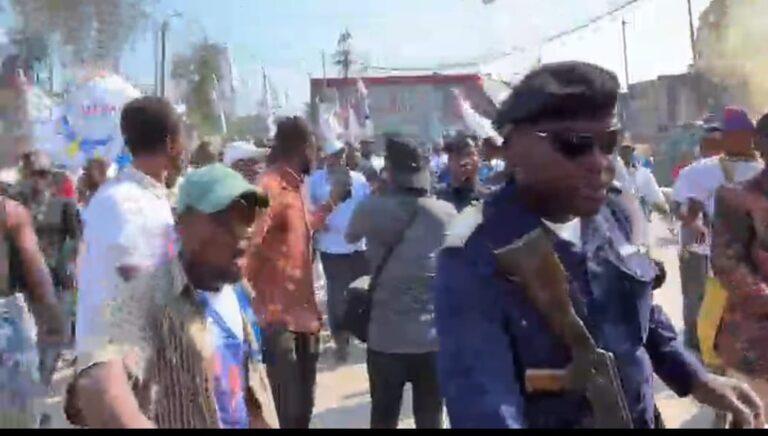 CNSSAP : Junior MATA, accueilli en triomphe à Matadi par les jeunes et les femmes