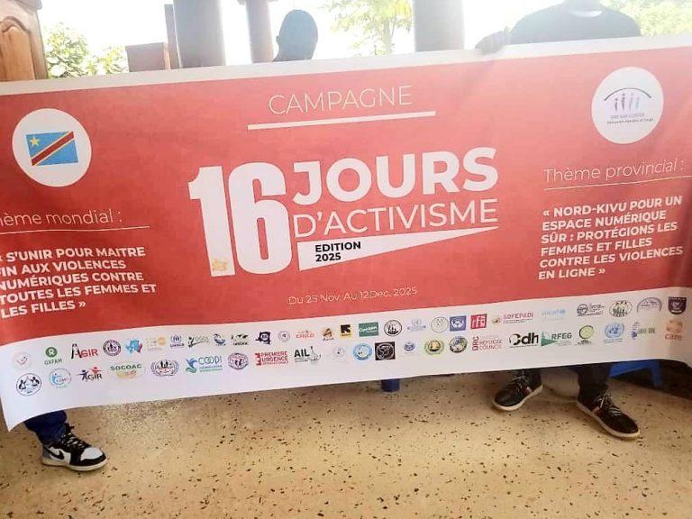 Beni : lancement des 16 jours d’activisme contre les violences numériques faites aux femmes