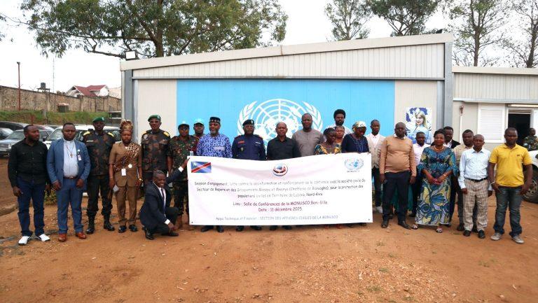 Nord-Kivu : les acteurs de Lubero s’unissent contre la désinformation pour mieux protéger les civils