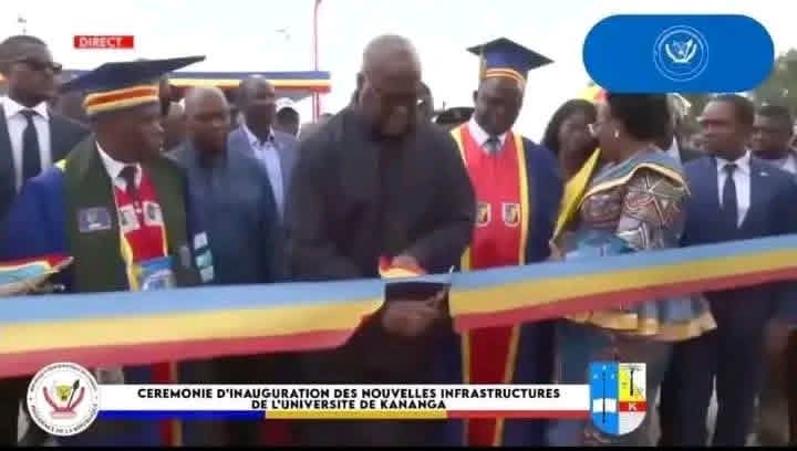 UNIKAN : des nouvelles infrastructures inaugurées par F. Tshisekedi